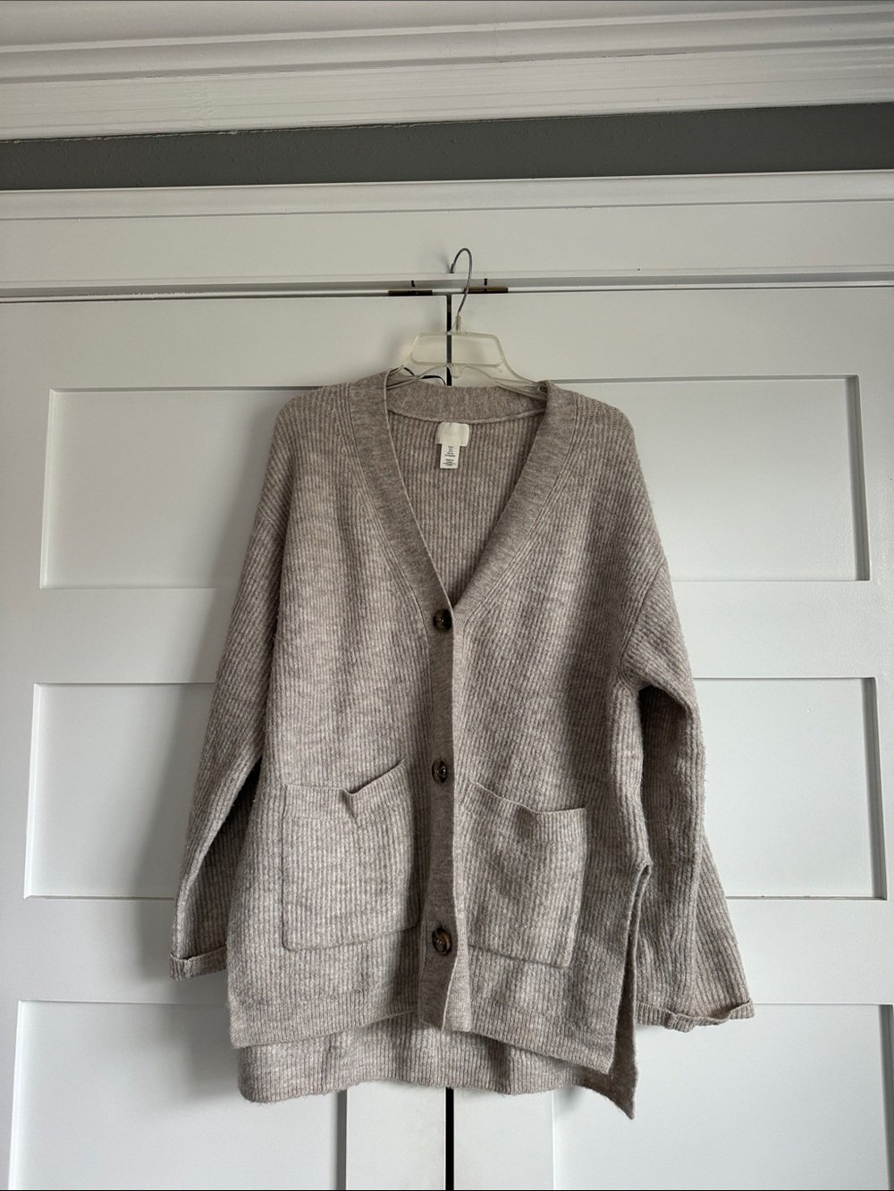 H&M Oversized V-Neck Button Cardigan